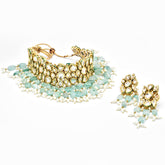 Daania Mint Kundan Haar - The Pashm